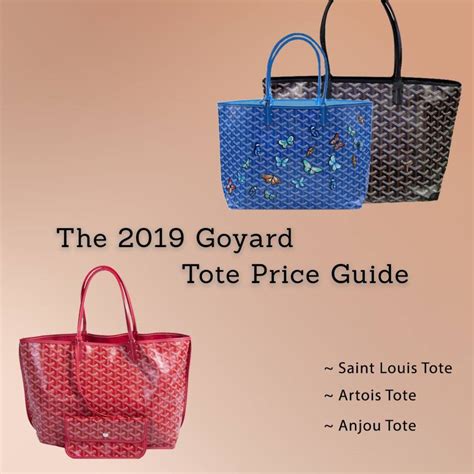 what is the price of goyard tote|Goyard artois pm price 2024.